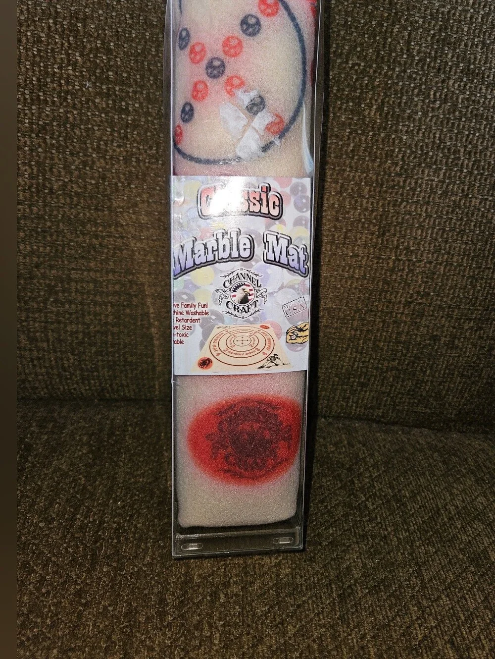 NIB Marble Mat & Marbles Set
